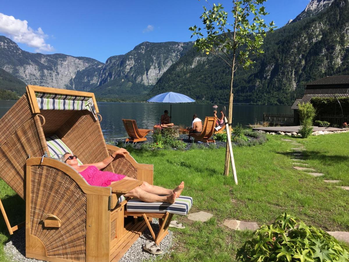 Glueck Am See - Apartment Mit Seezugang Hallstatt Eksteriør bilde