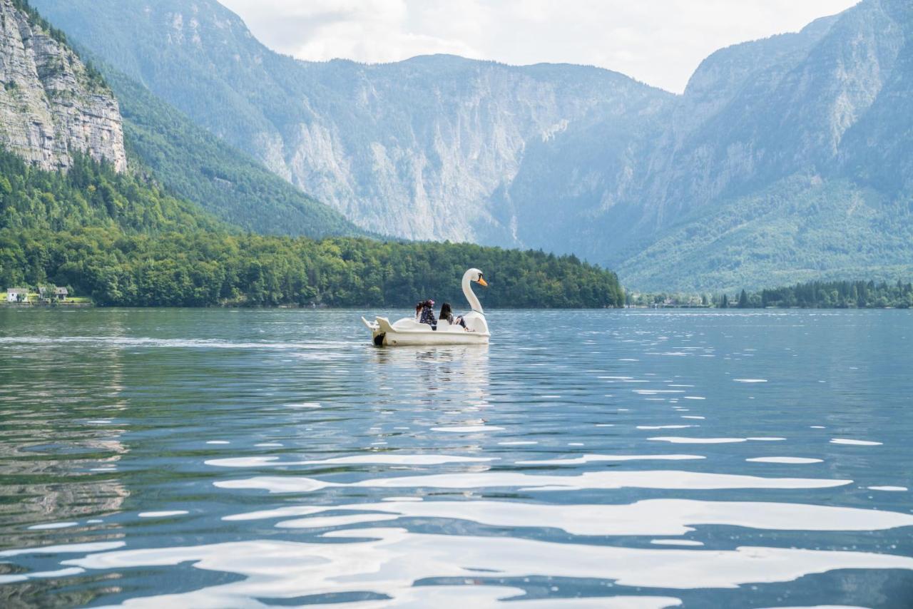 Glueck Am See - Apartment Mit Seezugang Hallstatt Eksteriør bilde